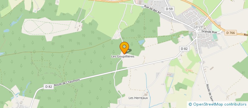 localisation de l'entreprise VITRAUX D'ART RENONCE à JARZE VILLAGES