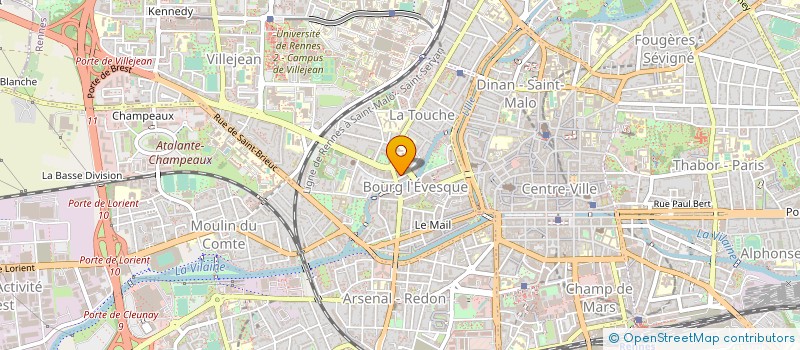 localisation de l'entreprise VITRAUX D'ART THEZE à RENNES
