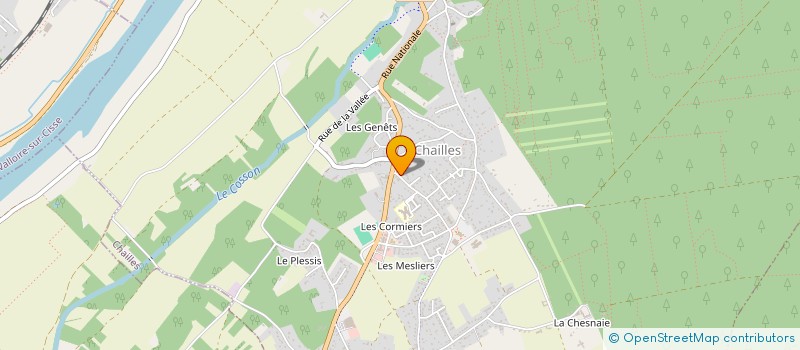 localisation de l'entreprise VITRAY  LE CONTROIS-EN-SOLOGNE