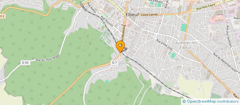 localisation de l'entreprise VITRE & BIEN  ELBEUF