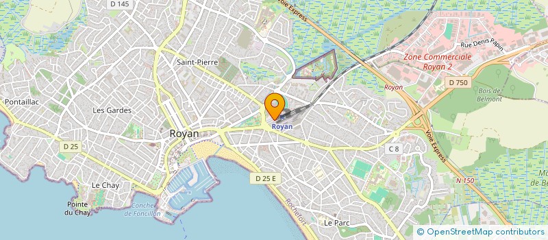 localisation de l'entreprise VITRE CINE  VITRE