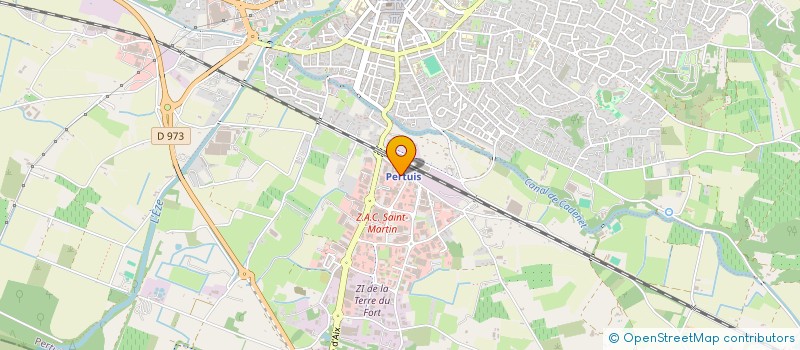 localisation de l'entreprise VITRE ISOL LUBERON à PERTUIS
