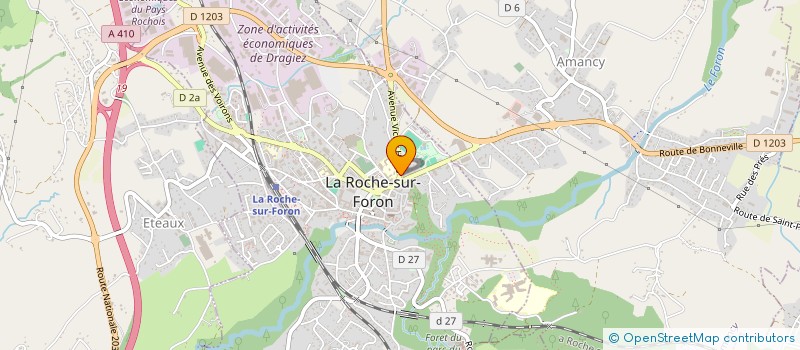 localisation de l'entreprise VITRE NET EURL à LA ROCHE-SUR-FORON
