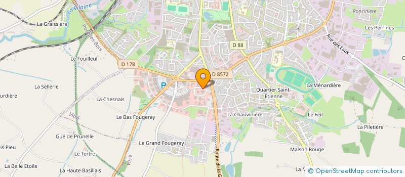 localisation de l'entreprise VITRE PHYSIC FORME à VITRE