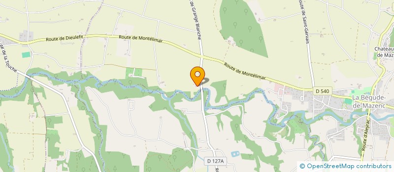 localisation de l'entreprise VITRECO à LA BEGUDE-DE-MAZENC