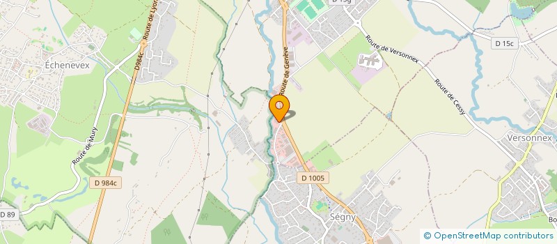 localisation de l'entreprise VITRERIE GESSIENNE  CESSY