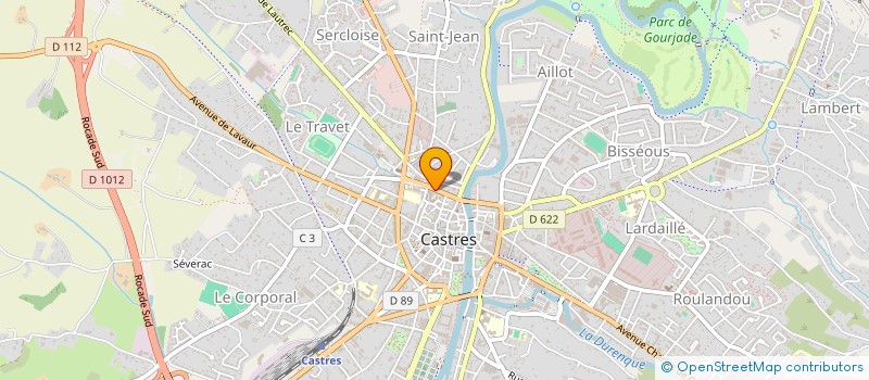localisation de l'entreprise VITRES A VELO à CASTRES