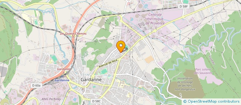 localisation de l'entreprise VITRIA 14 à GARDANNE
