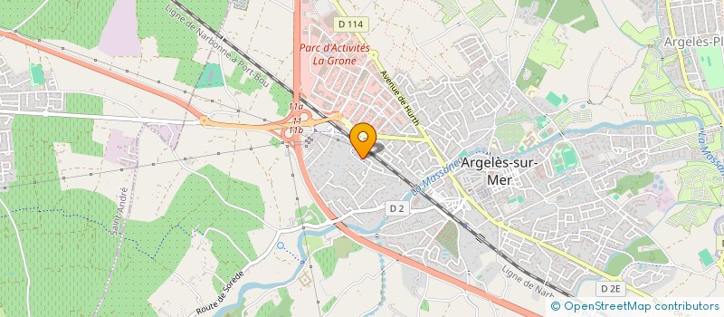 localisation de l'entreprise VITRIBAT à ARGELES-SUR-MER