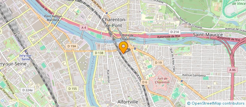 localisation de l'entreprise VITRIER DU PONT à MAISONS-ALFORT