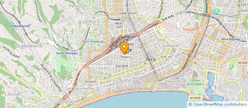 localisation de l'entreprise VITRIMEO  NICE