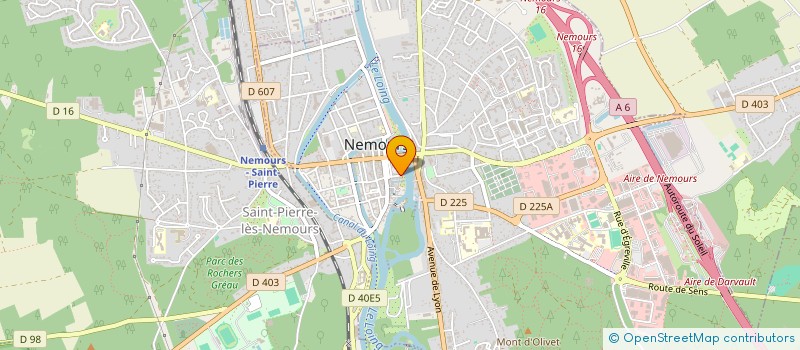 localisation de l'entreprise VITRIN'NEMOURS  NEMOURS