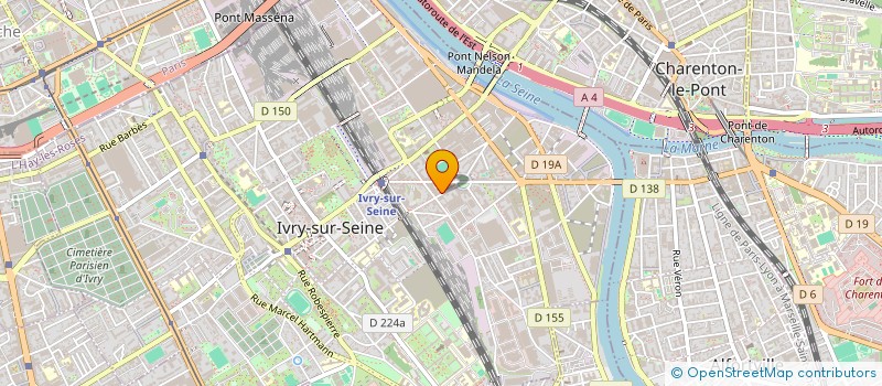 localisation de l'entreprise VITRINES LELIEVRE DRIOT à IVRY-SUR-SEINE