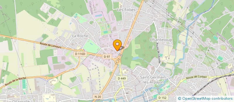 localisation de l'entreprise VITRINES VENDOME à ARPAJON