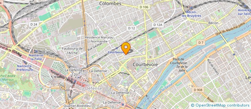 localisation de l'entreprise VITRIOL à COURBEVOIE