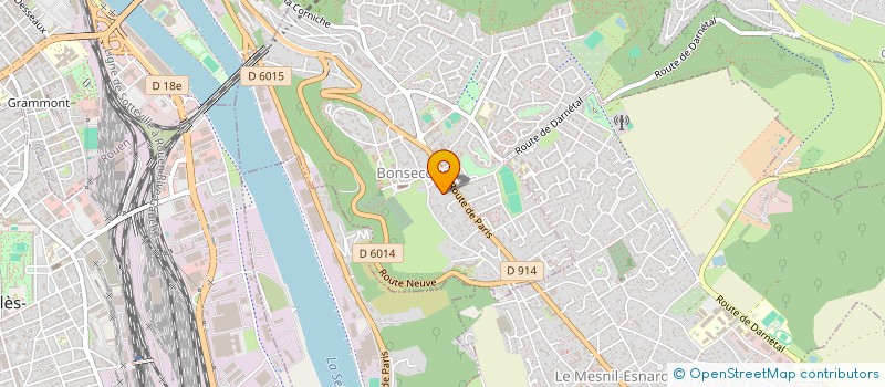 localisation de l'entreprise VITRIOL  BONSECOURS