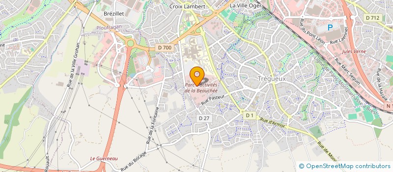 localisation de l'entreprise VITRO SERVICE à SAINT-BRIEUC