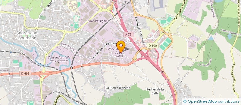 localisation de l'entreprise VITROLAN à LA FOUILLOUSE