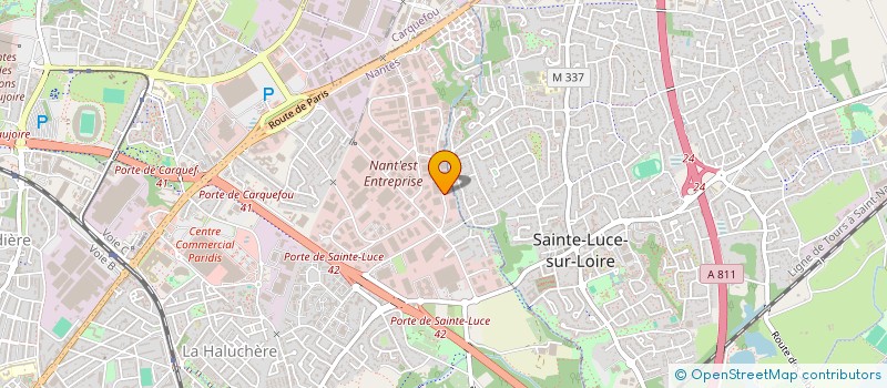 localisation de l'entreprise VITROLAV ATLANTIC à NANTES