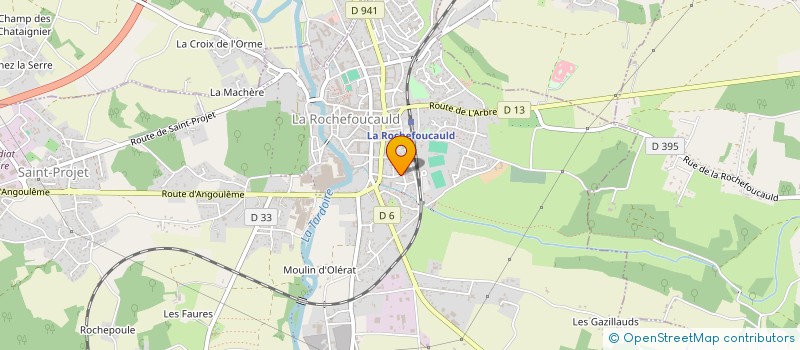 localisation de l'entreprise VITROPLANTS à LA ROCHEFOUCAULD-EN-ANGOUMOIS