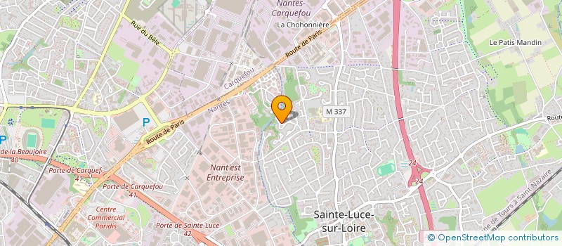 localisation de l'entreprise VITRUVE DATA à NOZAY