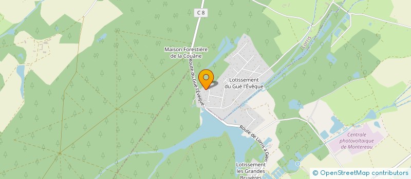 localisation de l'entreprise VITRUVE SERVICES à LORRIS