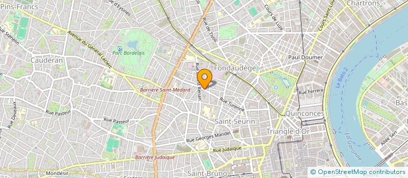 localisation de l'entreprise VITRUVIA SARL  BORDEAUX