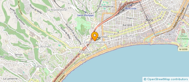 localisation de l'entreprise VITRUVIO à NICE
