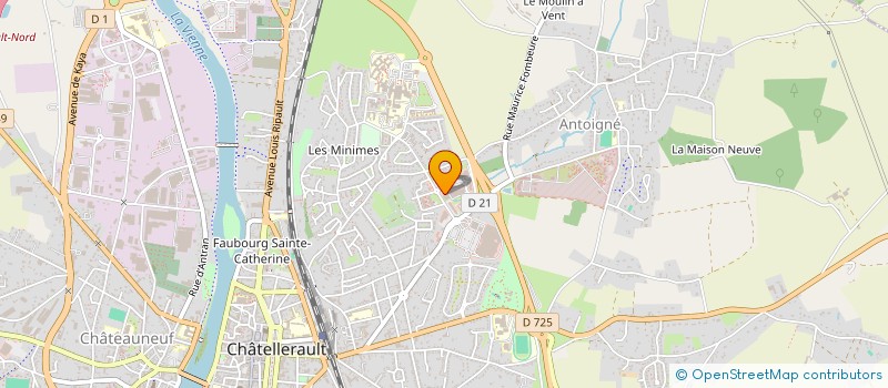 localisation de l'entreprise VITRUVIUS  ROMORANTIN-LANTHENAY