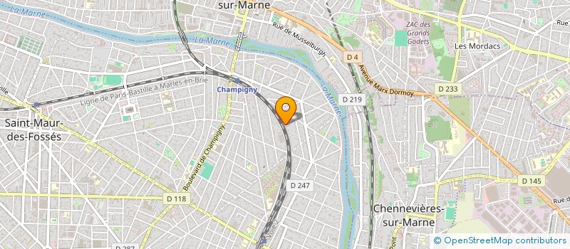 localisation de l'entreprise VITRY 4  SAINT-MAUR-DES-FOSSES