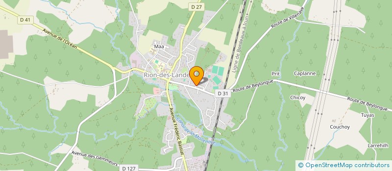 localisation de l'entreprise VITRY  RION-DES-LANDES