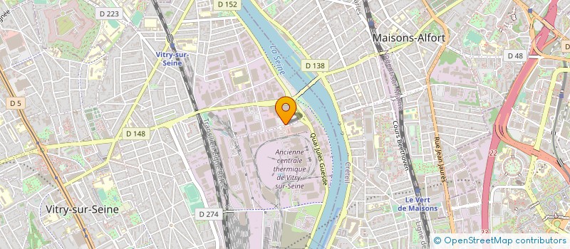 localisation de l'entreprise VITRY DISTRIBUTION à VITRY-SUR-SEINE