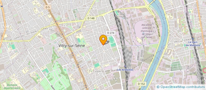 localisation de l'entreprise VITRY DOUBLE DUTCH CLUB à VITRY-SUR-SEINE
