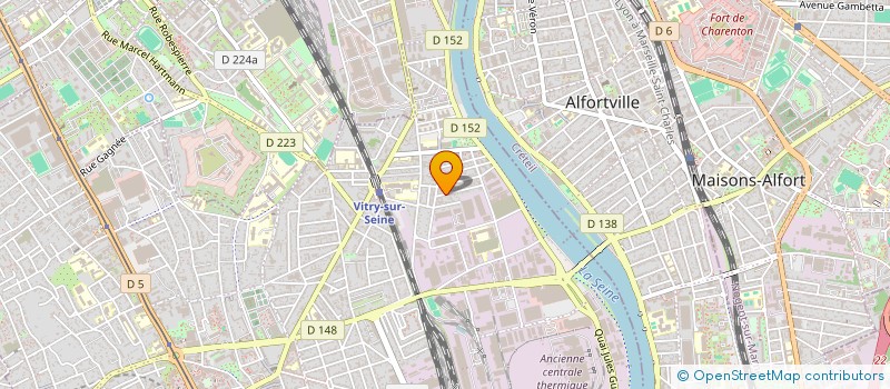 localisation de l'entreprise VITRY DUGUESCLIN  VITRY SUR SEINE