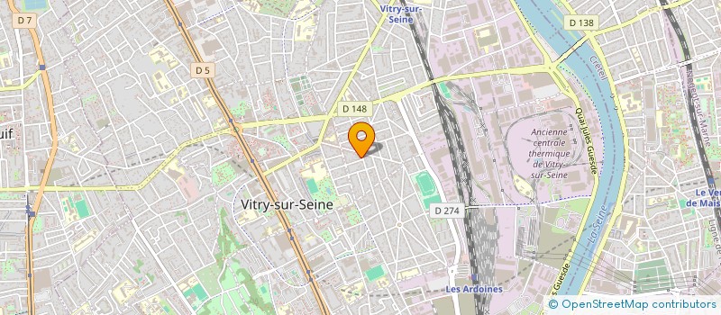 localisation de l'entreprise VITRY FADA à VITRY-SUR-SEINE