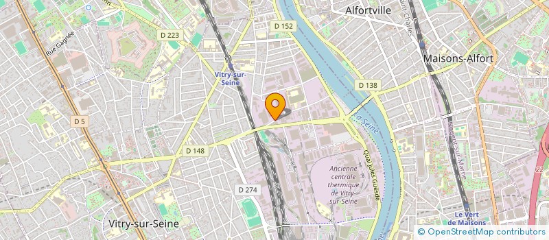 localisation de l'entreprise VITRY GEL à VITRY-SUR-SEINE