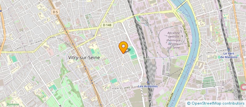 localisation de l'entreprise VITRY IMMOBILIERE à VITRY-SUR-SEINE