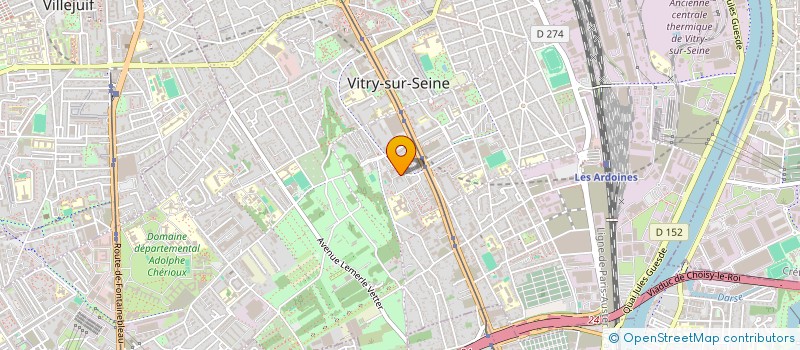 localisation de l'entreprise VITRY JUMP ACADEMY  VITRY-SUR-SEINE