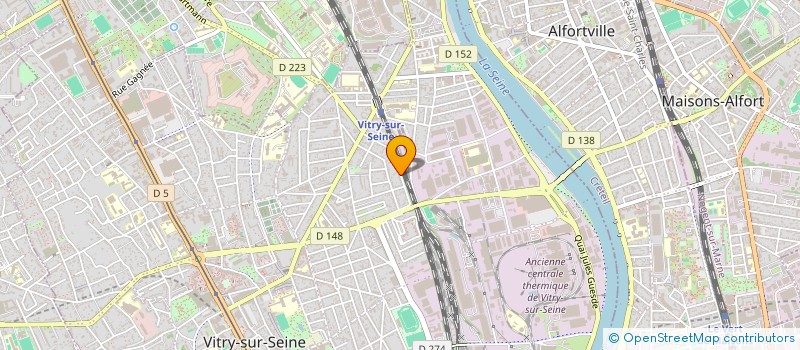 localisation de l'entreprise VITRY LIVRES ECHANGES à VITRY-SUR-SEINE