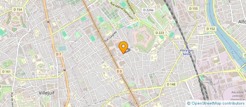 localisation de l'entreprise VITRY'N URBAINE à VITRY-SUR-SEINE