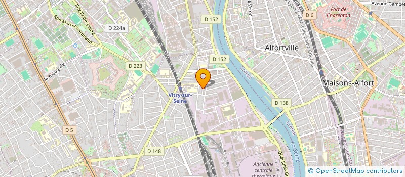 localisation de l'entreprise VITRY-NOBEL  VITRY-SUR-SEINE