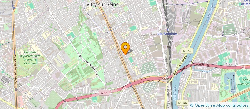 localisation de l'entreprise VITRY SUPERMARKET à VITRY-SUR-SEINE