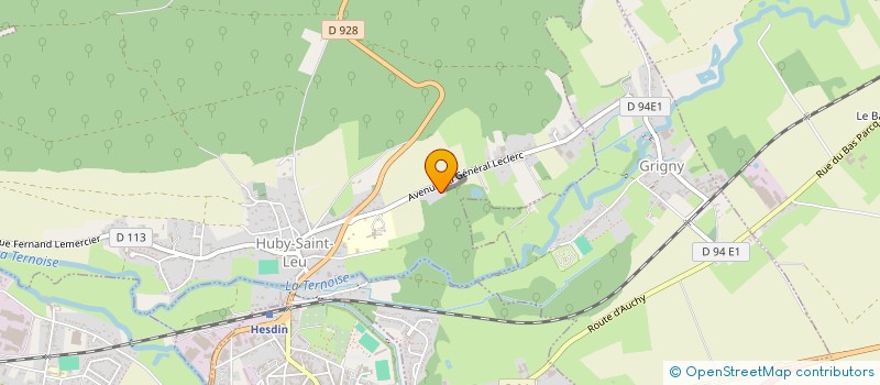 localisation de l'entreprise VITSE DEWAMIN  HESDIN