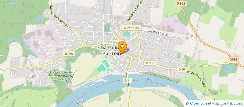 localisation de l'entreprise VITTAMINX à CHATEAUNEUF-SUR-LOIRE