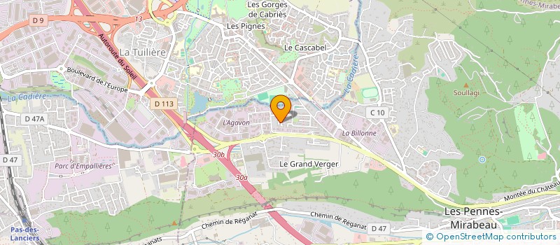 localisation de l'entreprise VITTET à LES PENNES-MIRABEAU