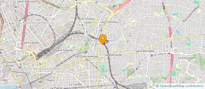 localisation de l'entreprise VITTON RODAT INDIVISION  MARSEILLE 4EME