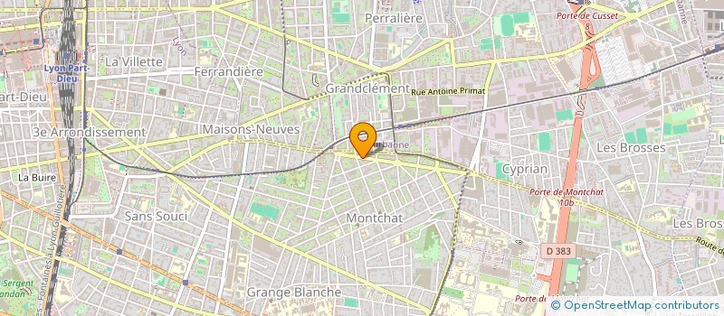 localisation de l'entreprise VITTON SARL à LYON