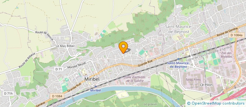 localisation de l'entreprise VITTORELLI RENOVATION SAS à MIRIBEL