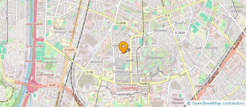 localisation de l'entreprise VITTORIA à GRENOBLE