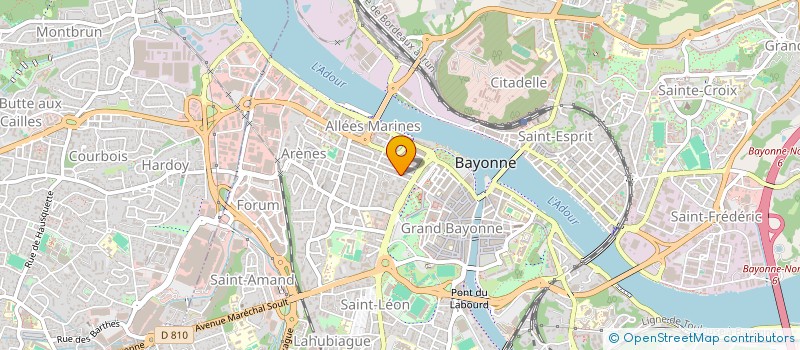 localisation de l'entreprise VITTORIA à BAYONNE